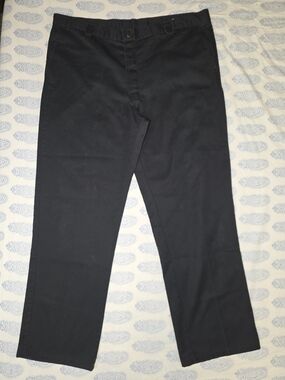 Dickies Black Straight-Leg Chino Pants